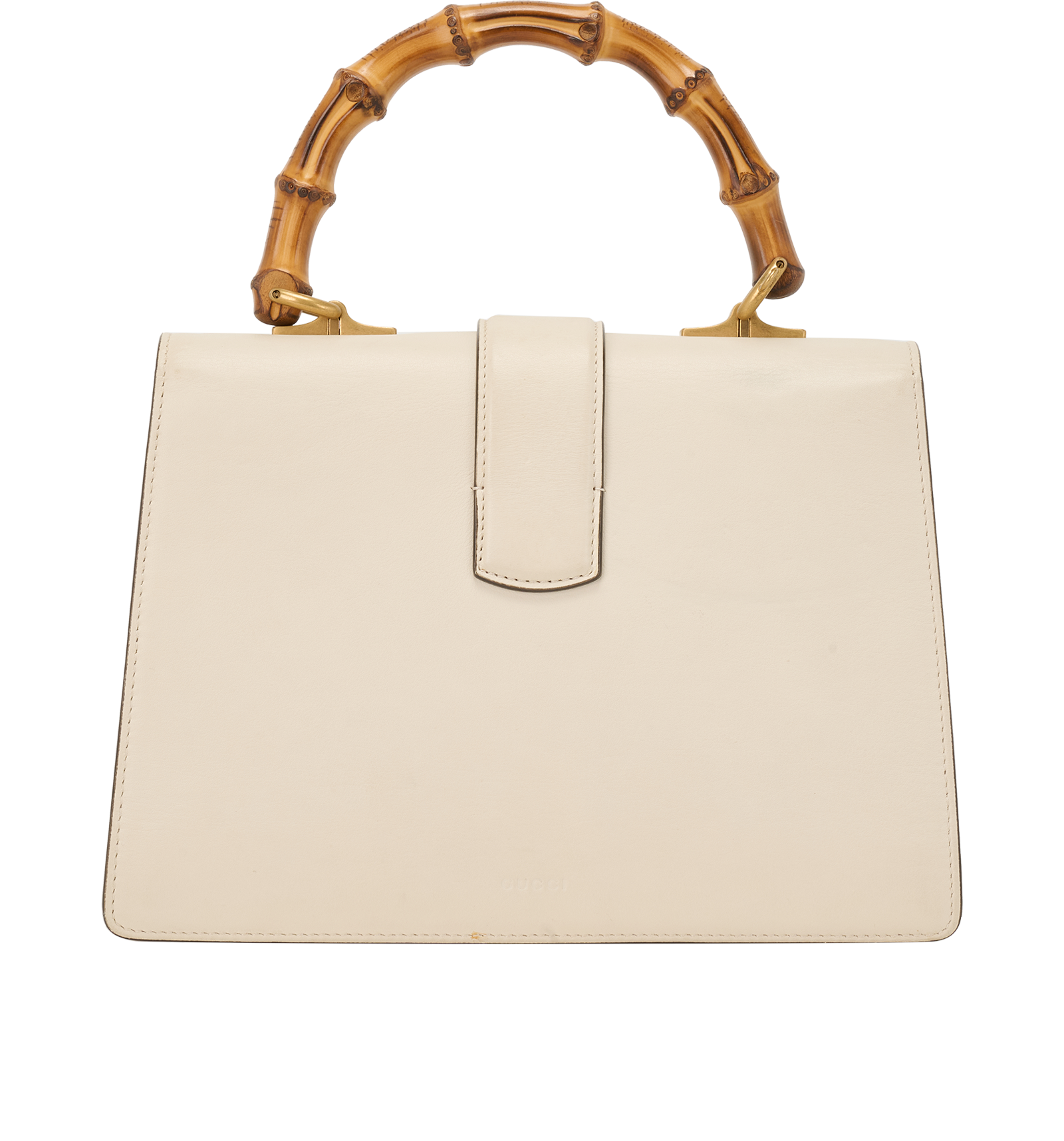 Medium Dionysus Bamboo Top Handle, &pound;850, Handbags, Blue/Red/White, Leather, Back view